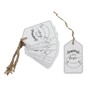 Ginger Ray Monochrome Homemade Gift Tags 10 Pack image number 1