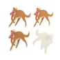 Dog with Scarf Card Toppers 4 Pack image number 3