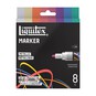 Liquitex Metallic Markers 2mm 8 Pack image number 1