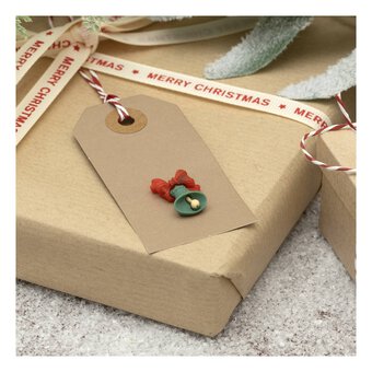 Christmas Bell Resin Decorations 6 Pack