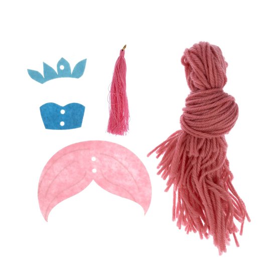 Make Your Own Hanging Wood Mermaid Kit image number 4