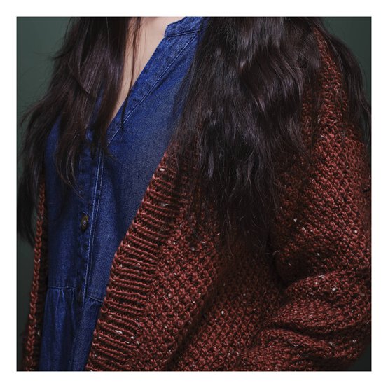 Knitcraft Moss Tweed Cardigan Digital Pattern 0310 image number 3