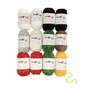Knitcraft Seasonal Tiny Chenille DK Yarn 25g 12 Pack image number 1