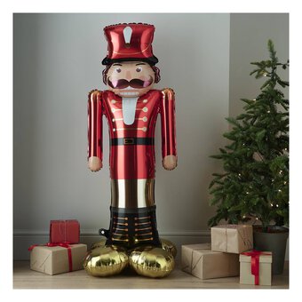 Air-Filled Standing Nutcracker Balloon 1.3m