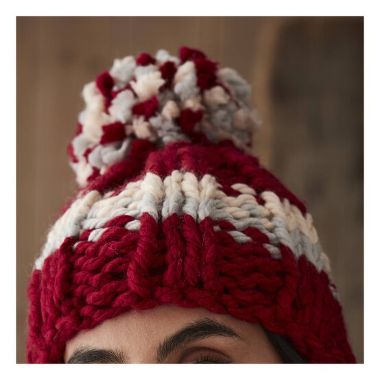 Knitcraft Chunky Rib Beanie Digital Pattern 0119 image number 2