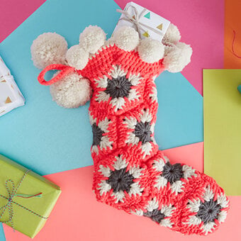 How to Crochet a Hexagon Stocking