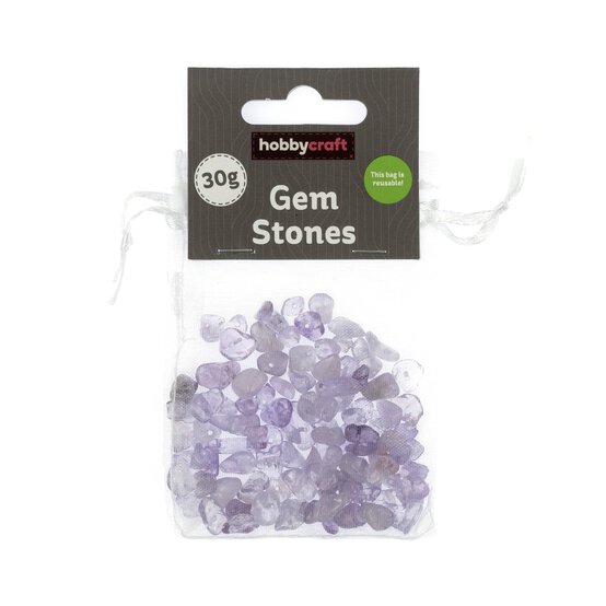 Lilac Gem Stones 30g image number 3