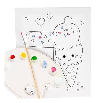 Ice Cream Colour-in Canvas image number 3