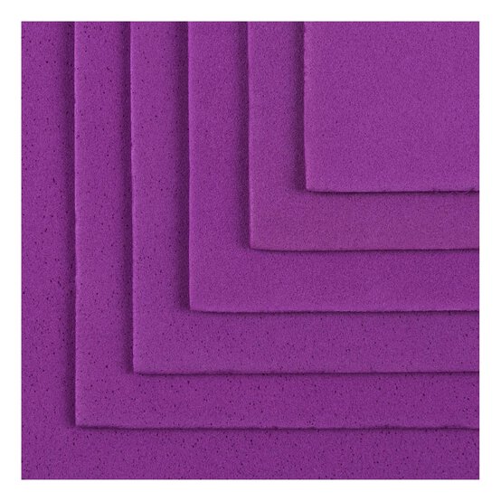 Purple EVA Foam Sheets A4 6 Pack image number 5