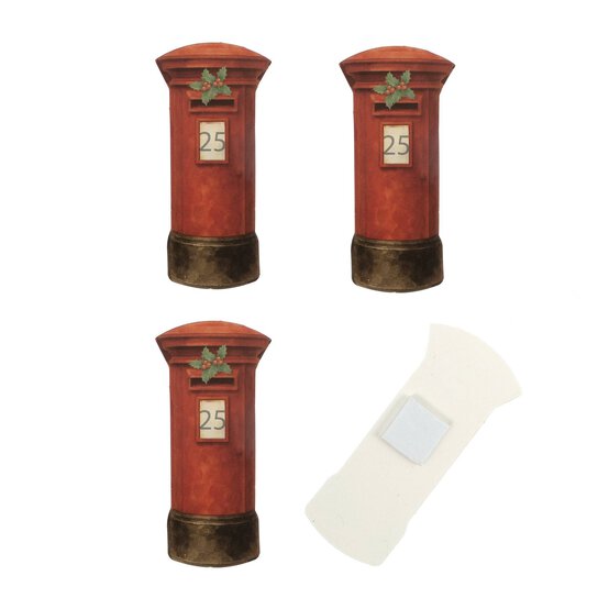 Christmas Post Box Card Toppers 4 Pack  image number 3