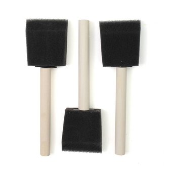 Royal & Langnickel Foam Brushes 3 Pack