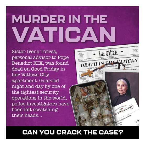 Murder Mystery Cases: Murder at the Vatican  image number 4