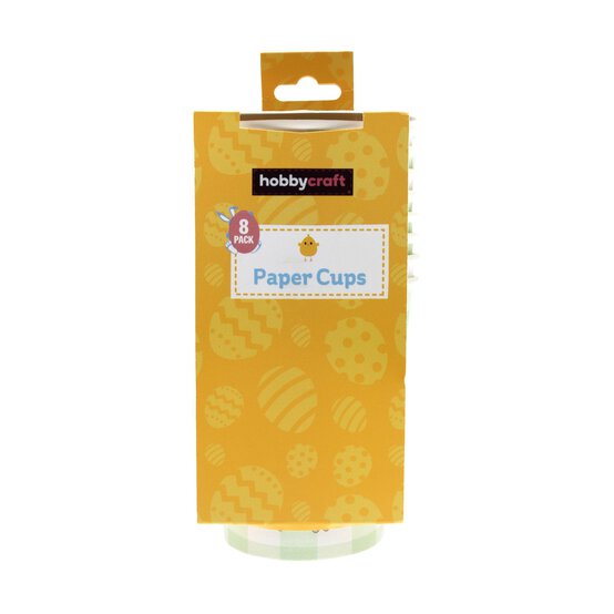 Chick Gingham Paper Cups 8 Pack image number 4