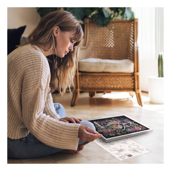 Kitfix Birdcage Sequin Art Purple Kit image number 3