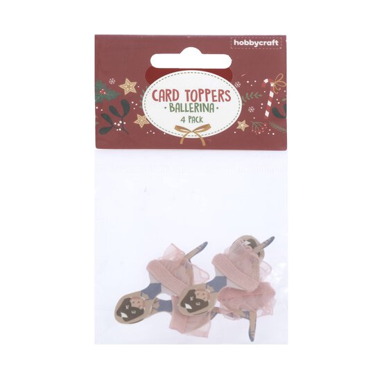 Purple Ballerina Card Toppers 4 Pack image number 4