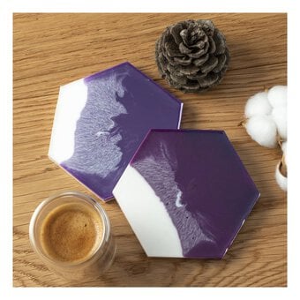 Pebeo Gedeo Hexagon Coaster Moulds 2 Pack image number 2