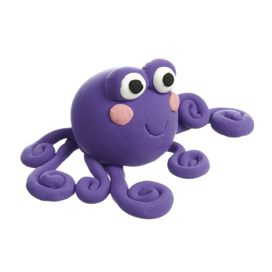 Purple Superlight Air Drying Clay 30g image number 3