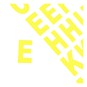 Yellow Neon Chipboard Alphabet Stickers  image number 3