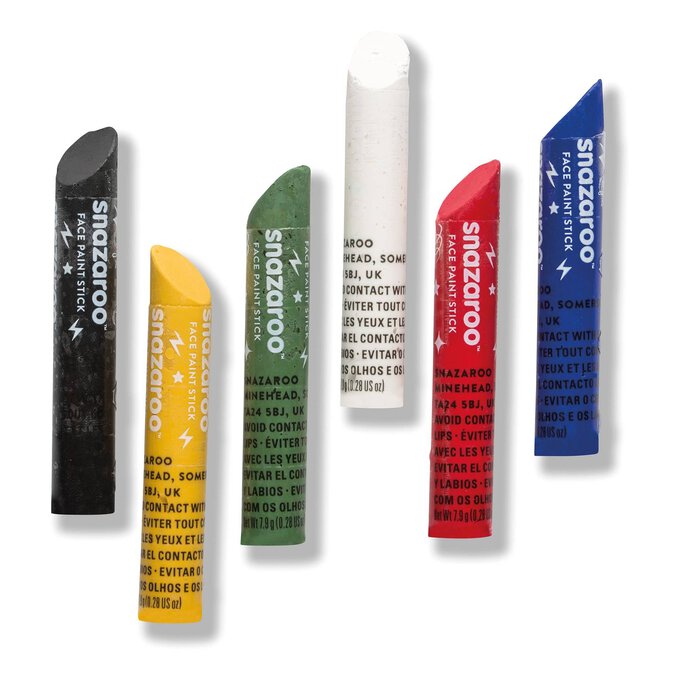 Snazaroo Face Paint Sticks 6 Pack