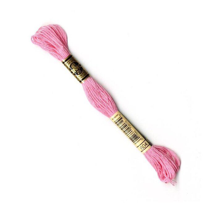 DMC Pink Mouline Special 25 Cotton Thread 8m (604)