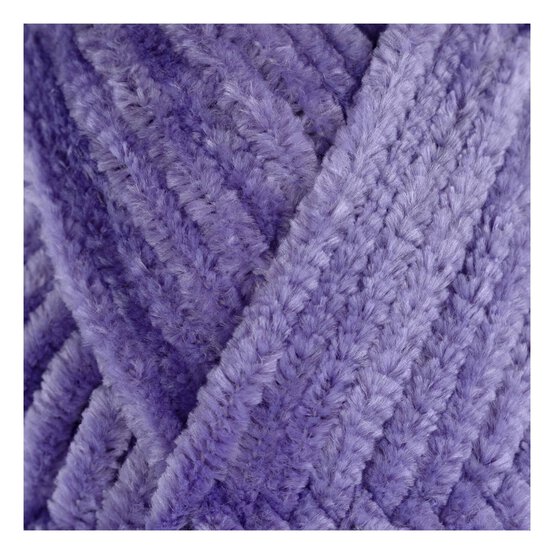 Knitcraft Purple Tiny Chenille DK Yarn 25g image number 2