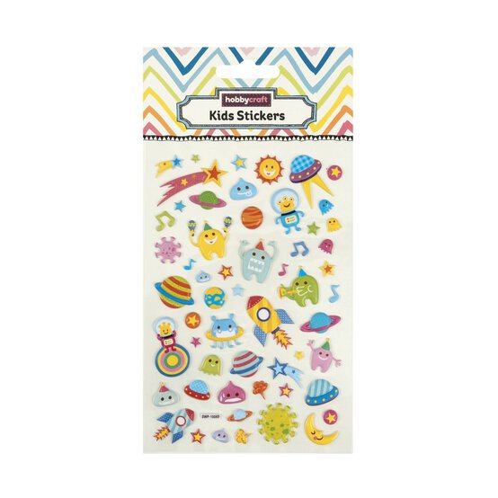 Space Puffy Stickers image number 4