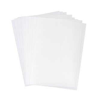 Sizzix Surfacez Frosted Shrink Plastic 10 Sheets