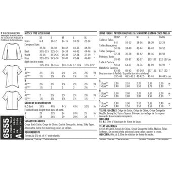 New Look Women's Shirt Sewing Pattern 6555 image number 3