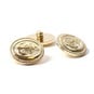 Hemline Gold Metal Military Anchors Button 4 Pack image number 1