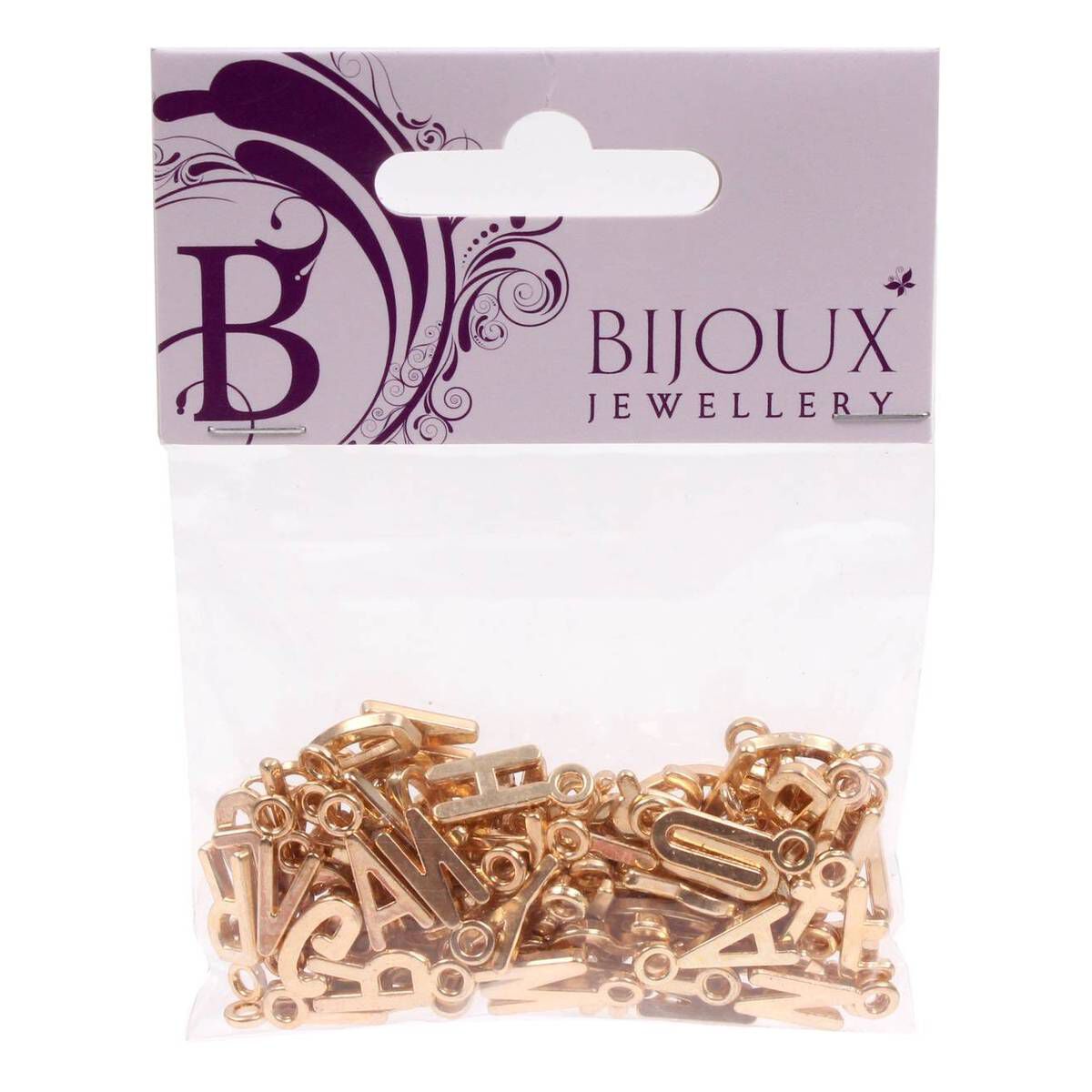 Gold Alphabet Charms 78 Pieces | Hobbycraft