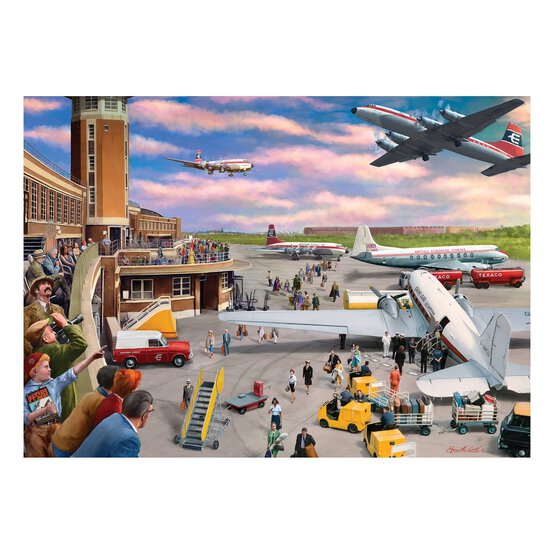 Falcon The Viewing Platform Jigsaw Puzzle 1000 Pieces image number 2