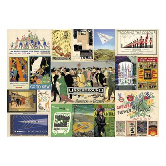 Gibsons London Transport Heritage Posters Jigsaw Puzzle 500 Pieces
