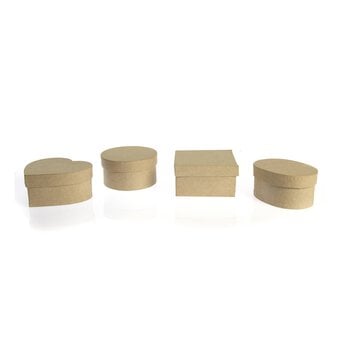 Assorted Mache Boxes 4 Pack image number 3