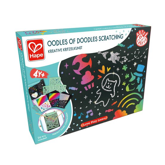 Hape Oodles of Doodles Scratching Set image number 1