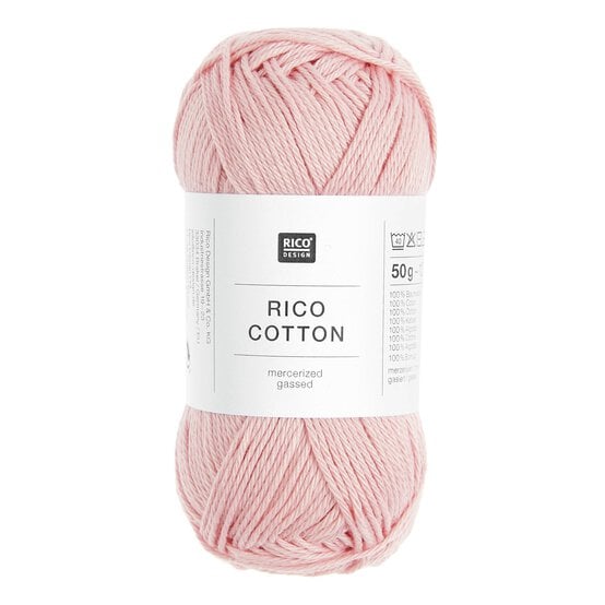 Rico Essentials Pink Cotton 4ply 50g image number 1
