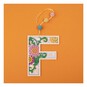 Wooden Filigree Hanging Letter F 12cm image number 3