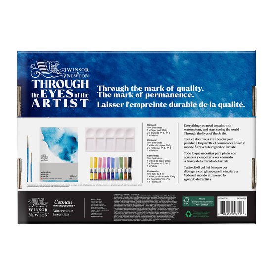 Winsor & Newton Cotman Watercolour Essentials Set 14 Pieces image number 5