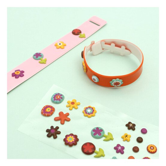Flower Sticker Bracelet Set 2 Pack image number 2