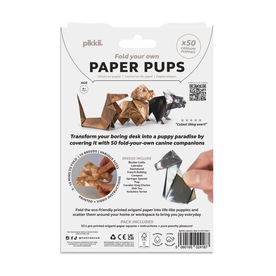 Pikiii Fold Your Own Paper Pups Kit image number 5