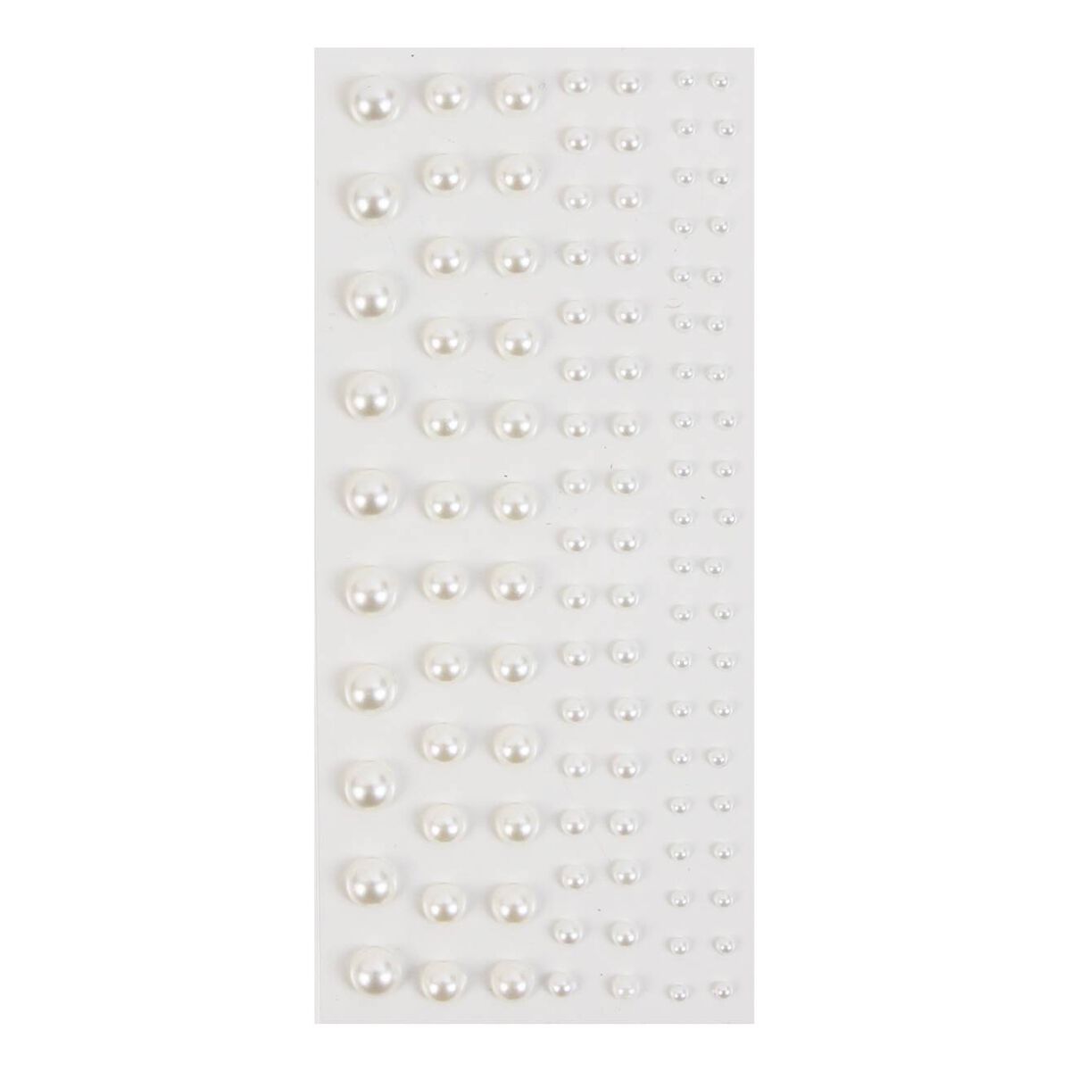 Assorted Adhesive Pearls 108 Pack Hobbycraft