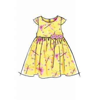 McCall’s Kids’ Dress Sewing Pattern M6015 image number 4