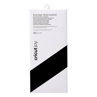 Cricut Joy Black Smart Paper Sticker Cardstock 10 Pack