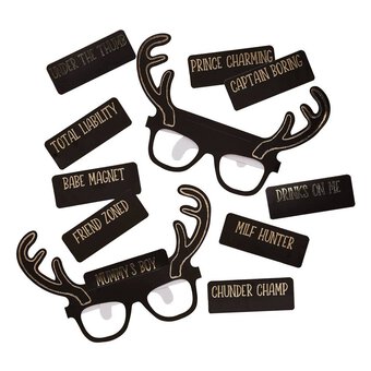 Stag Squad Photo Booth Glasses 10 Pack