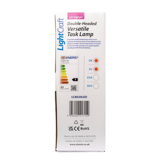 Lightcraft Double-Headed Versatile Tile Lamp image number 7