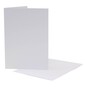 Pearlised White Cards and Envelopes 5 x 7 Inches 15 Pack image number 1
