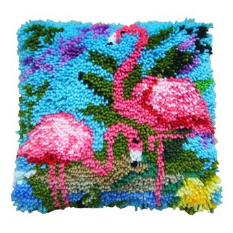 Flamingo Latch Hook Kit