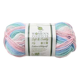 Women's Institute Pastel Mix Soft and Cuddly DK Yarn 50g