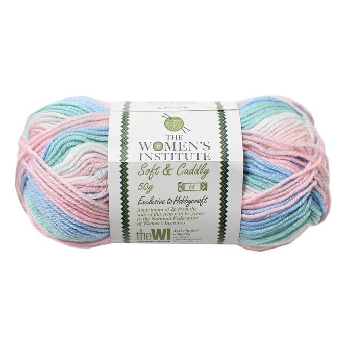 Women's Institute Pastel Mix Soft and Cuddly DK Yarn 50g image number 1