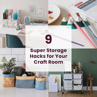 9 Super Storage Hacks for Your Craft Room