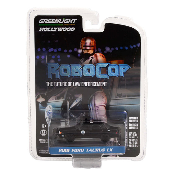 Robocop 1986 Ford Taurus LX Diecast Model 1:64 image number 1
